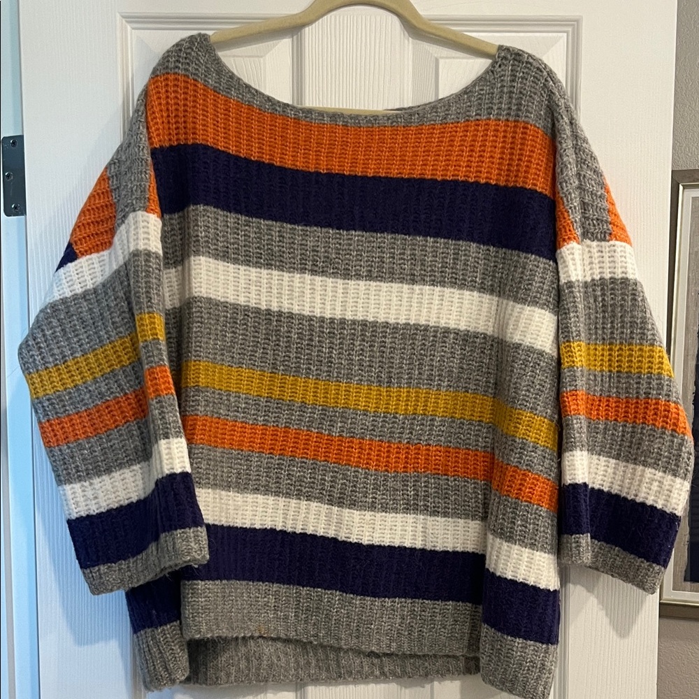 Lou & Grey Colorful Striped Sweater